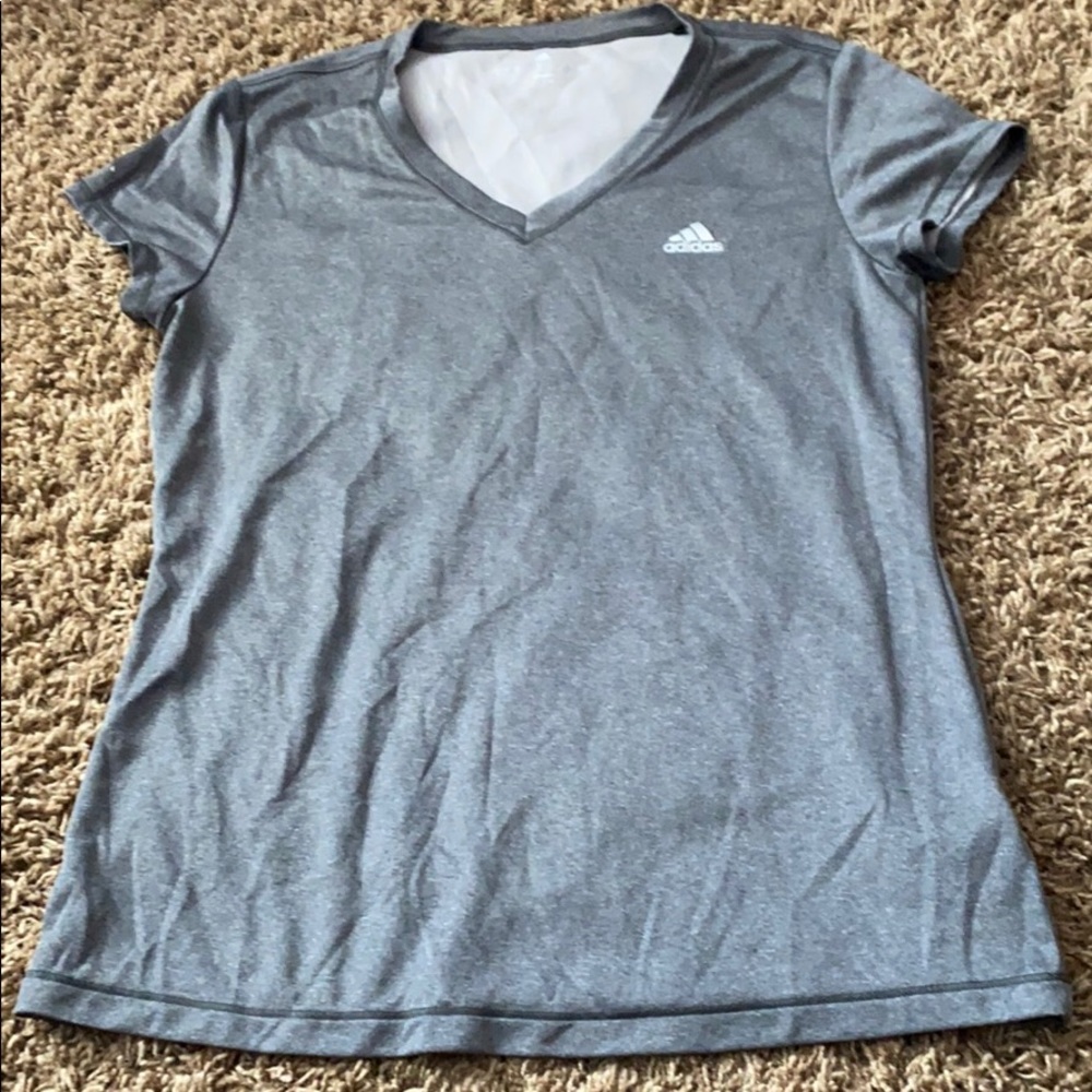 Adidas Climalite workout v neck top